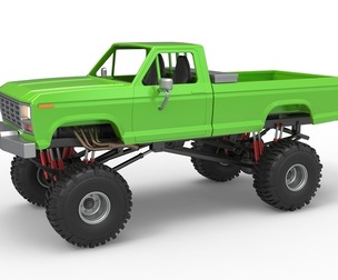Wheel Standing Mega Truck 1:25