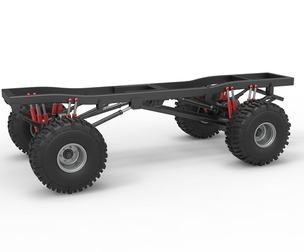 Chassis of Wheel Standing Mega Truck 1:25
