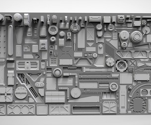 Sci fi trim sheets 3