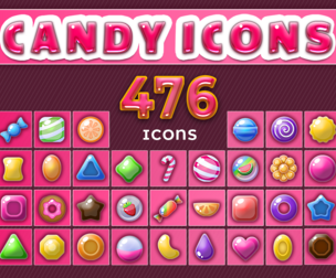 470+ Candy Icons