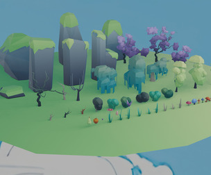 Low Poly Nature pack