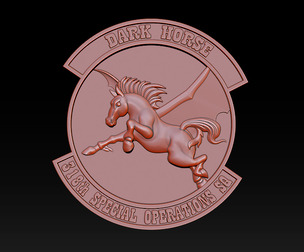 3D STL MODEL FOR CNC LOGO