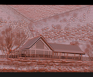 House model for cnc router