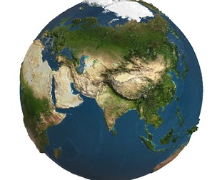 3D Earth Globe High Detail