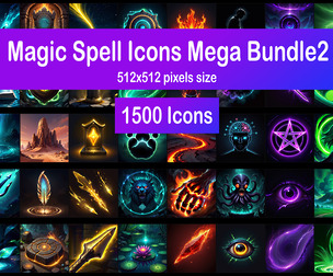 Magic Spell Icons Mega Bundle2