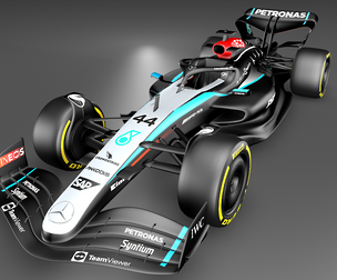 F1 Mercedes 2024  - modele 3D