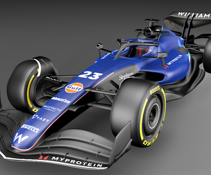 williams F1 2024 -modele 3D