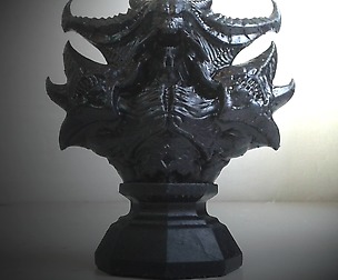 Diablo 3 bust STL 110mm