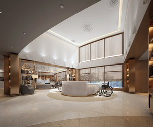 Professional Hospital Reception 3D Scene Collection | 3ds Max, Blender, C4D Maya