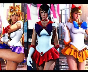 Tekken 8 Sailor pack mod for 7 girls
