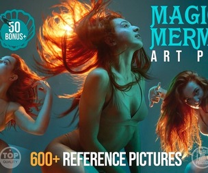 600+ Magical Mermaid Art Poses