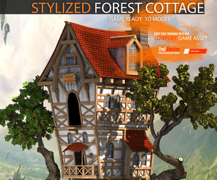 Stylized Forest Cottage