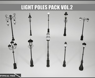 Light Poles Pack Vol. 2