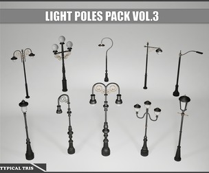 Light Poles Pack Vol. 3