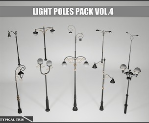 Light Poles Pack Vol. 4
