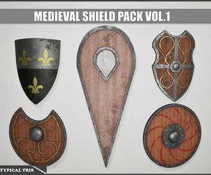 Medieval Shield Pack Vol.1