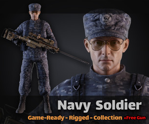 American navy soldier