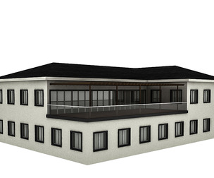 3D Modern Building 2 model
