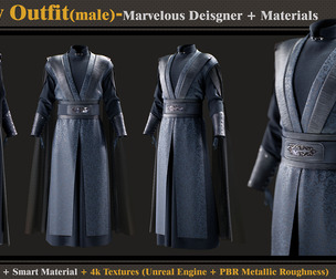 Fantasy Outfit-Models+Materials