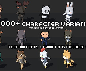 1000+ Character Pack