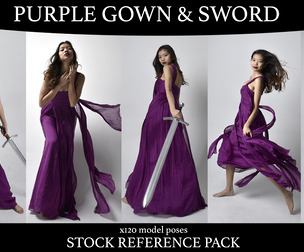 Gown & Sword - Stock Model Reference Pack