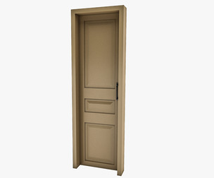 3D Wooden Door Basic