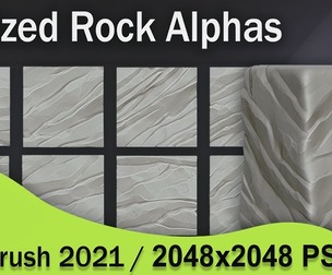Stylized Rock Alphas