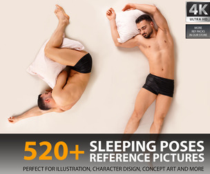 520+ Sleeping Poses Reference Pictures . Vol.2