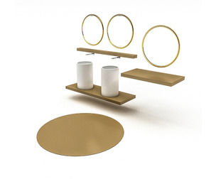 bohemian bathroom toilet 03 3D model