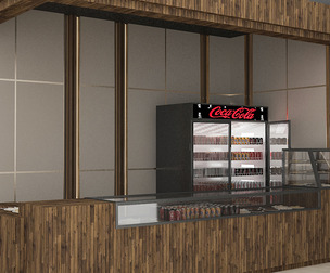 3D Cafe Model model