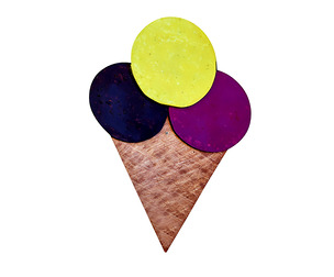 ice cream signboard 3D