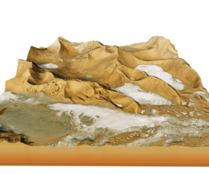 Deadvlei 3d model terrain