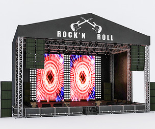 3D Concert Stage model