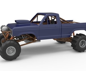 Mud dragster Version 2 Scale 1:25