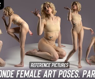 530 Blonde Female Art Poses Part II