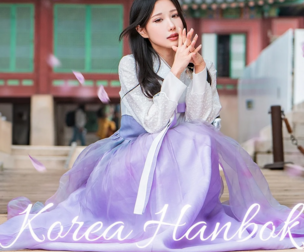 Fashion Shoots Modeling Korea Hanbok dress cosplay HaneAme