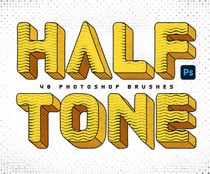 Halftone Photoshop Brushes