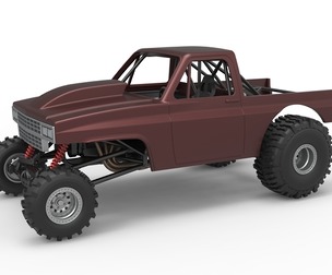 Mud dragster Version 3 Scale 1:25
