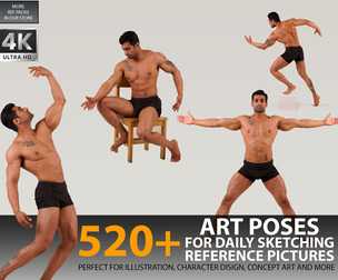520+ Art Poses Reference Pictures.
