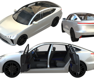 Electric coupe SUV