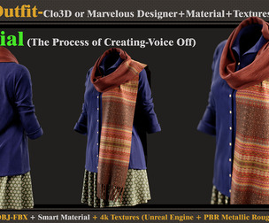 The Process of Creating Girls Outfit and Files