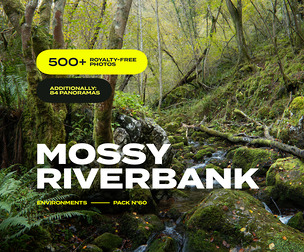 EP60 / Mossy Riverbank — photo reference pack