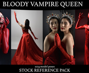 Bloody Vampire Queen - Stock Model Reference Pack
