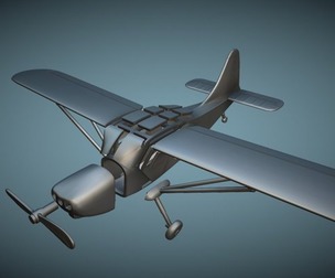 Stinson L-5 Sentinel - 3D Printable Model