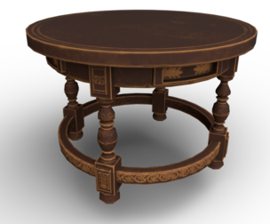 Round Stylized Table