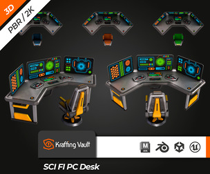 SCI_FI PC Desk