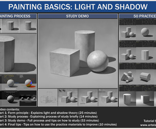 PAINTING BASICS: LIGHT AND SHADOW