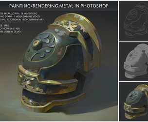 Painting/Rendering metal in photoshop