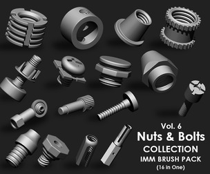 Nuts & Bolts IMM Brush Pack (16 in One) Vol. 6