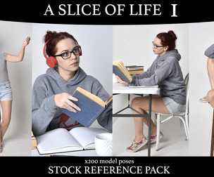 A Slice of Life - Stock Model Pose Reference 1